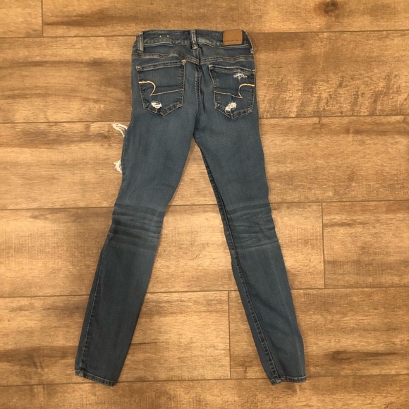 American Eagle Super Stretch Jegging. Women/Teen Size 0 Regular - Picture 2 of 5